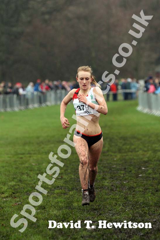 Lily Partridge under-23  2012 McCain Liverpool Cross Challenge.